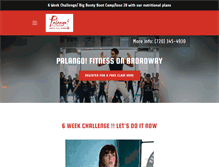 Tablet Screenshot of palangofitness.com
